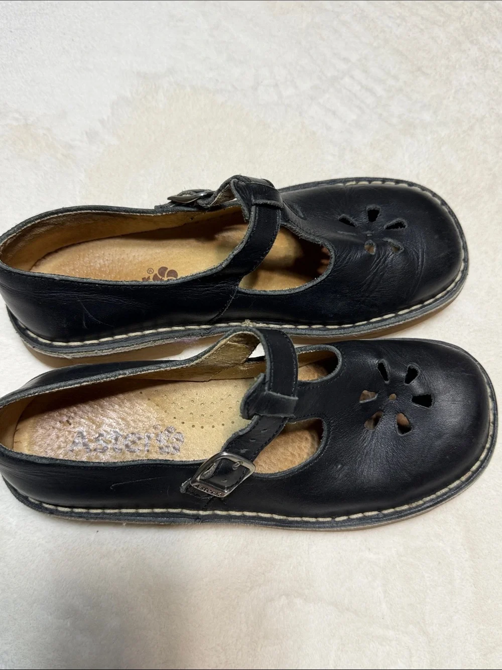 Aster Maryjane rubber sole leather flat Size 36 (us6)